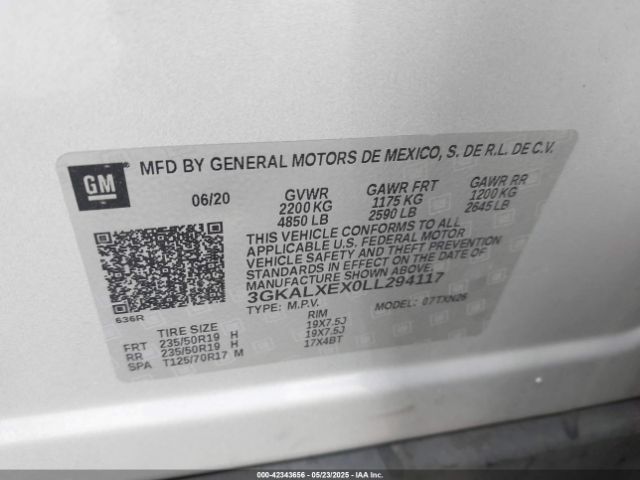 2020 GMC TERRAIN 3GKALXEX0LL294117 Photo 8