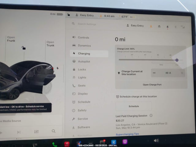 5YJ3E1EB0RF766257 Tesla MODEL 3