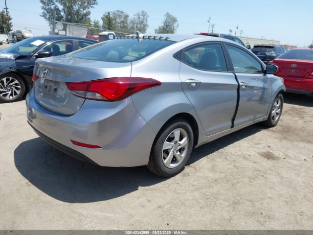 5NPDH4AE5FH582166 Hyundai ELANTRA SE