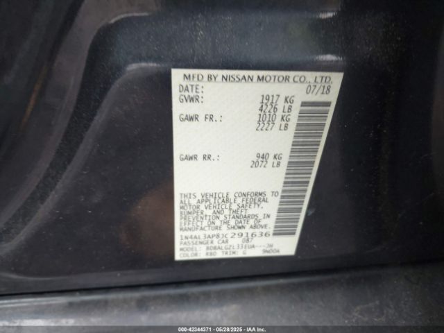 2018 NISSAN ALTIMA 1N4AL3AP8JC291636 Photo 8