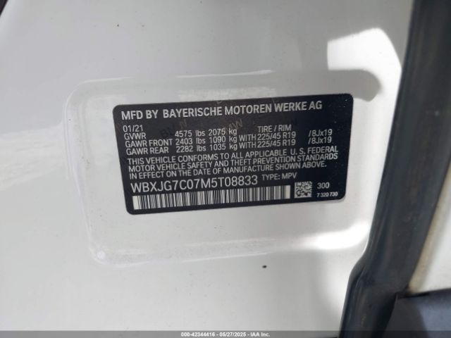 2021 BMW X1 WBXJG7C07M5T08833 Photo 8