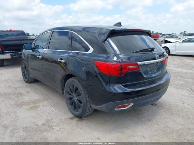 2016 ACURA MDX 5FRYD3H4XGB017785 Photo 2