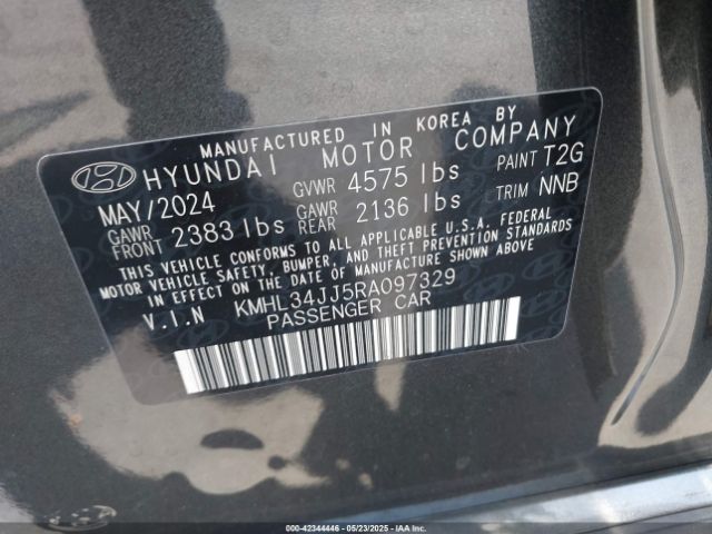 KMHL34JJ5RA097329 Hyundai gdi nu pe