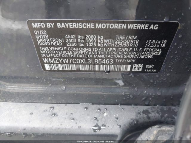 2020 MINI COUNTRYMAN WMZYW7C0XL3L85463 Photo 8