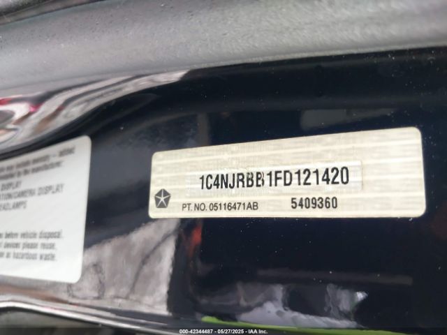 1C4NJRBB1FD121420 Jeep Patriot Sport