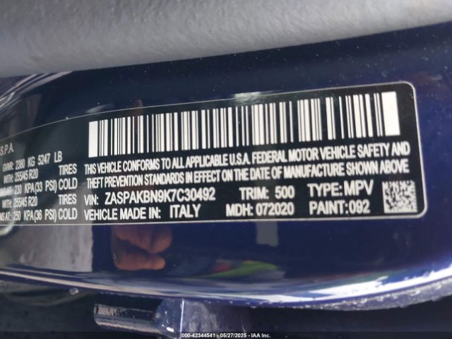 2019 ALFA ROMEO STELVIO ZASPAKBN9K7C30492 Photo 8