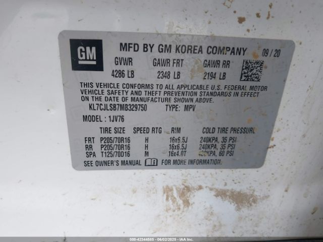 KL7CJLSB7MB329750 Chevrolet LUV