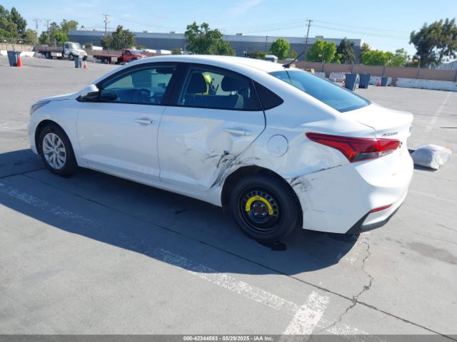 2021 HYUNDAI ACCENT 3KPC24A6XME153337 Photo 2
