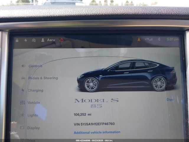 2014 TESLA MODEL S 5YJSA1H12EFP46760 Photo 6