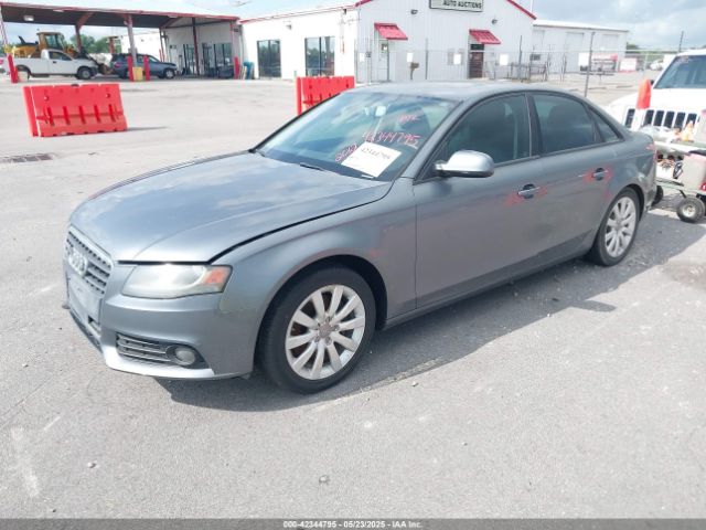 2012 AUDI A4 WAUBFAFL5CN004256 Photo 1