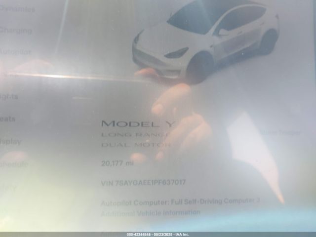 2023 TESLA MODEL Y 7SAYGAEE1PF637017 Photo 6
