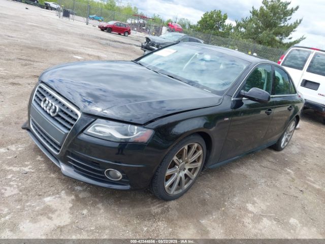 2012 AUDI A4 WAUEFAFLXCN020644 Photo 1