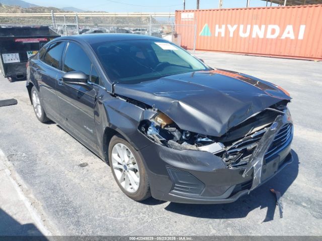 2019 FORD FUSION HYBRID 3FA6P0LUXKR174462