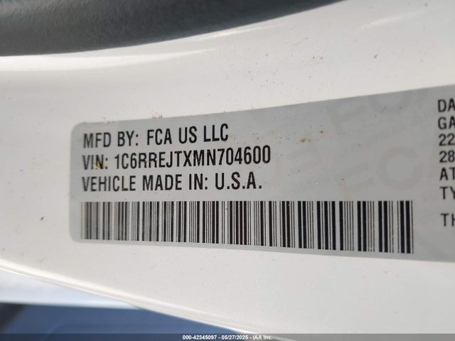 RAM 1500 2021 1C6RREJTXMN704600 Image 9