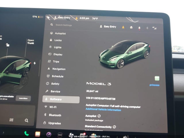 2023 TESLA MODEL 3 5YJ3E1EA9PF548726 Photo 6
