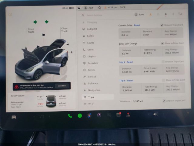 7SAYGDED4SF319152 Tesla 2025