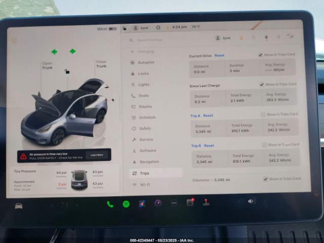 7SAYGDED4SF319152 Tesla 2025
