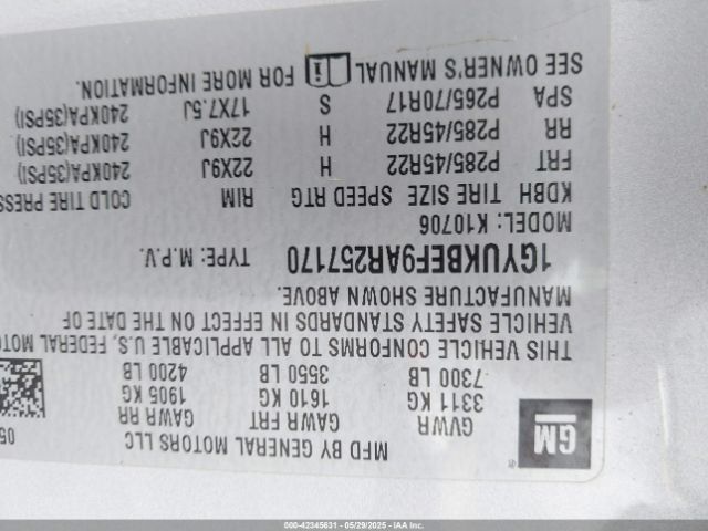 2010 CADILLAC ESCALADE 1GYUKBEF9AR257170 Photo 8
