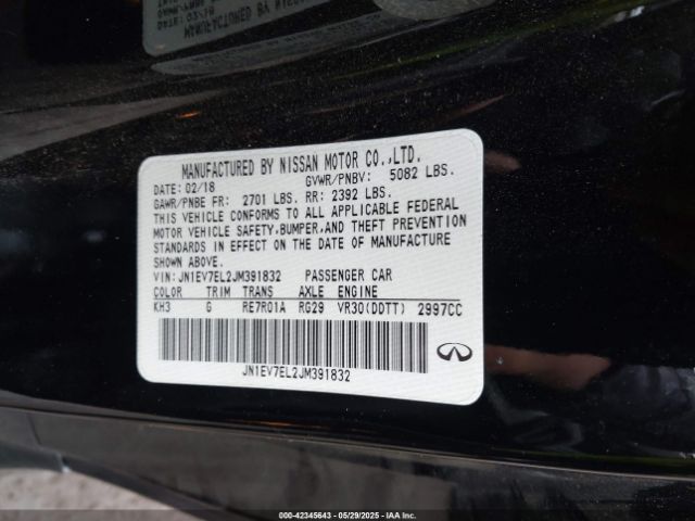 2018 INFINITI Q60 JN1EV7EL2JM391832 Photo 8