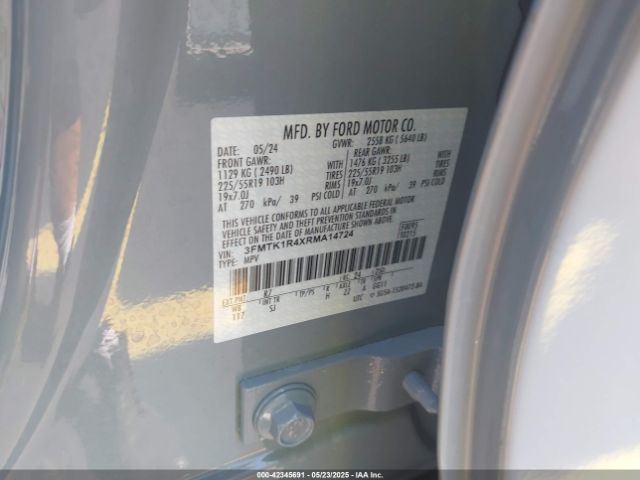 2024 FORD MUSTANG MACH-E 3FMTK1R4XRMA14724 Photo 8