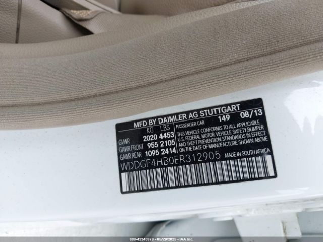 WDDGF4HB0ER312905 Mercedes-Benz C 250 Luxury/sport