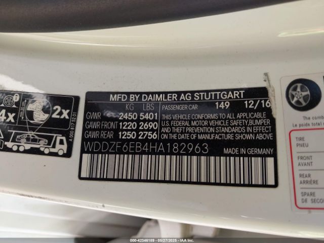 2017 MERCEDES-BENZ AMG E 43 WDDZF6EB4HA182963 Photo 8