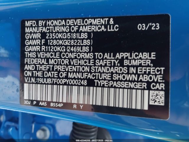 2023 ACURA TLX 19UUB7F00PY000248 Photo 8