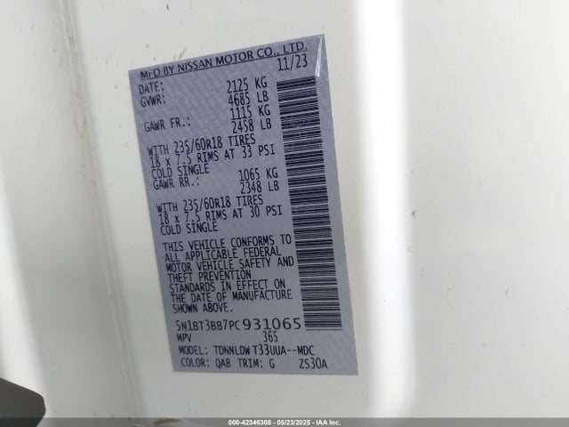 Nissan Rogue Sv Intelligent Awd 2023 5N1BT3BB7PC931065 Image 9