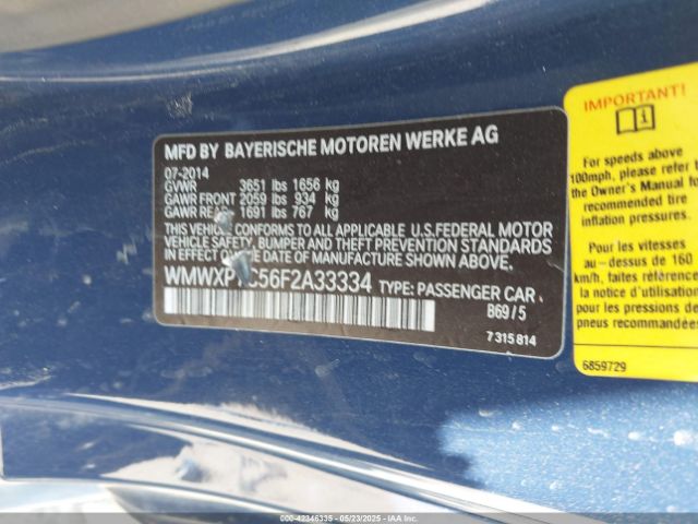 2015 MINI HARDTOP WMWXP7C56F2A33334 Photo 8