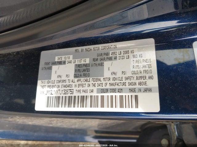 JM1GL1XY7J1328759 Mazda py turbo