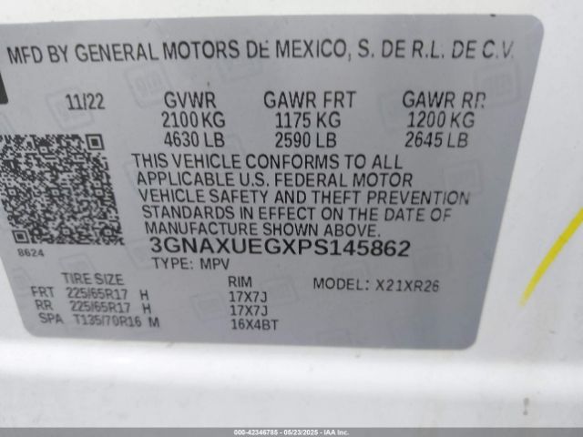 2023 CHEVROLET EQUINOX 3GNAXUEGXPS145862 Photo 8