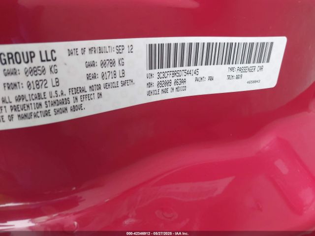 2013 FIAT 500 3C3CFFBR5DT544145 Photo 8