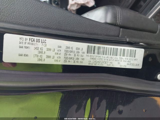 2018 DODGE DURANGO 1C4RDHAG7JC473609 Photo 8