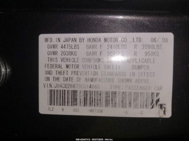2009 ACURA TSX JH4CU26679C014660 Photo 8