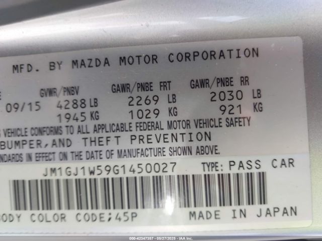 JM1GJ1W59G1450027 Mazda py