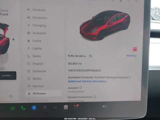 5YJ3E1EA5PF384620 Tesla 2023