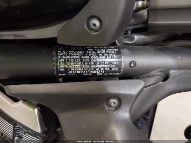2015 KAWASAKI EN650 JKAENEB1XFDA04274 Photo 9