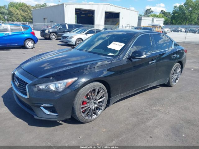JN1FV7APXJM461106 Infiniti Q50 3.0t Red Sport 400