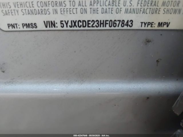 5YJXCDE23HF067843 Tesla Model X 100d/75d/90d