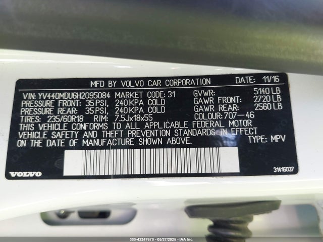 YV440MDU6H2095084 Volvo b42204t