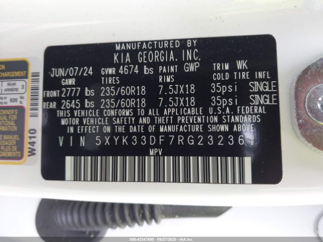2024 KIA SPORTAGE 5XYK33DF7RG232361 Photo 8