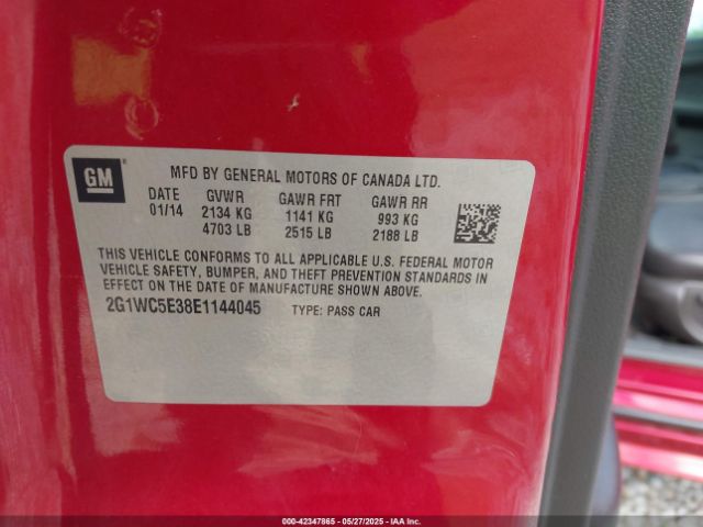 2G1WC5E38E1144045 Chevrolet Impala Limited Ltz