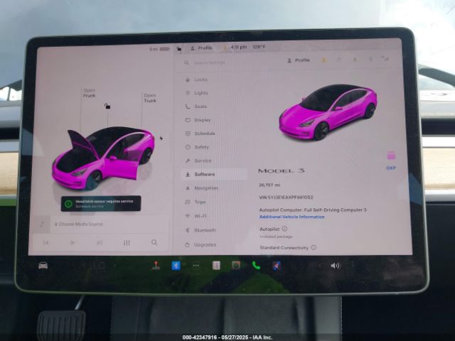 5YJ3E1EAXPF661052 Tesla Model 3 Rear-wheel Drive