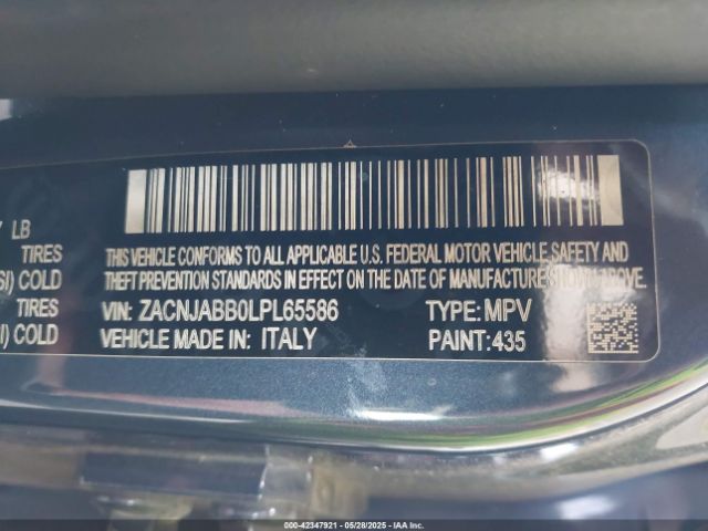 ZACNJABB0LPL65586 Jeep Renegade Latitude Fwd