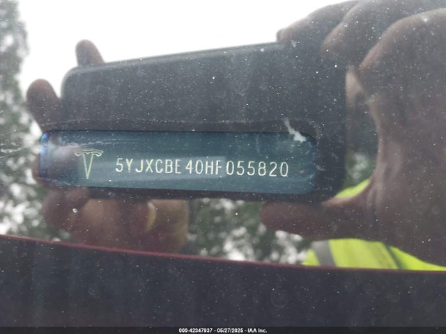 2017 TESLA MODEL X 5YJXCBE40HF055820 Photo 8