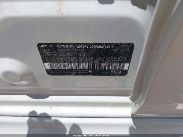 JA32U2FU4GU011507 Mitsubishi LANCER ES