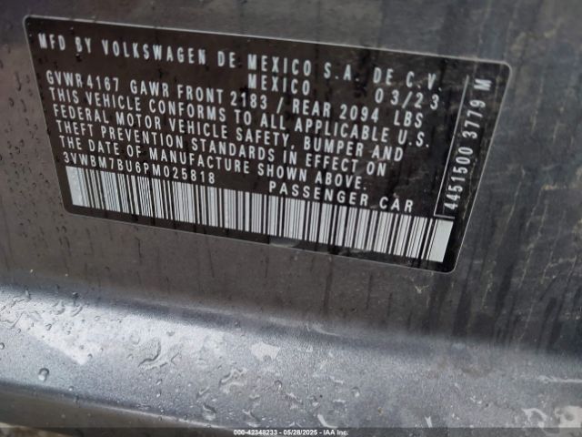 2023 VOLKSWAGEN JETTA 3VWBM7BU6PM025818 Photo 8