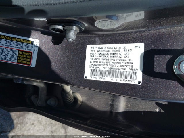 3CZRM3H54GG722388 Honda CR-V EX