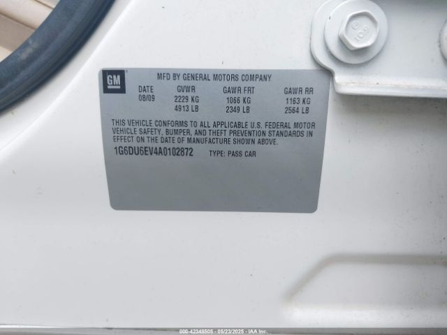 2010 CADILLAC STS 1G6DU6EV4A0102872 Photo 8