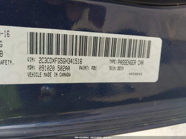 2C3CDXFG5GH341516 Dodge Charger Se